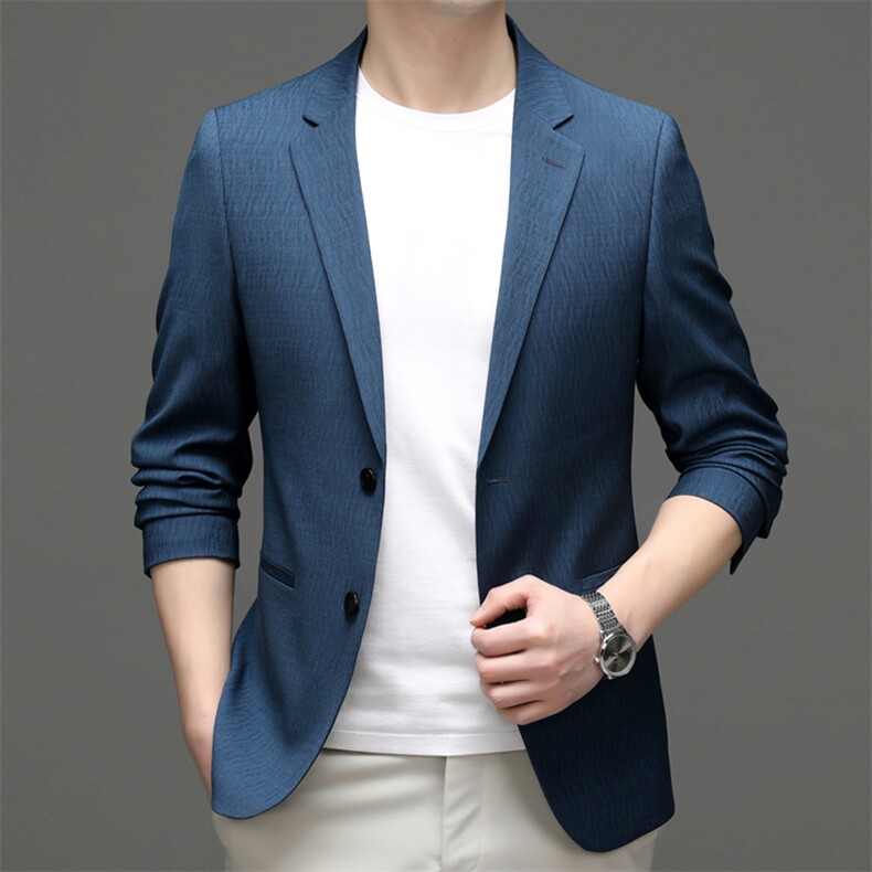 M5552-1钱塘2020-3春夏新款男士商务休闲西服简约薄款外套P135,男装西服,钱塘207-3