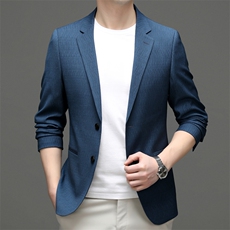 M5552-1钱塘2020-3春夏新款男士商务休闲西服简约薄款外套P135，男装西服，钱塘207-3