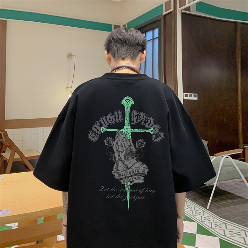 已注册纯棉220克T4306P23直播抖音短袖T恤重磅280克TB4306批28,男装T恤,电商C408(原B339-1)