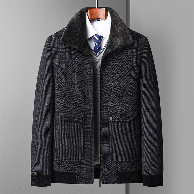 2023新款男士雪尼尔加棉加厚外套男装休闲中年衣服BDY820-P175,男装棉衣,星座1105-3