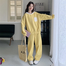 春装新款！大量现货！蕾丝拼接卫衣两件套2C13-8907-P18-K248，女装套装/套裙，2C133
