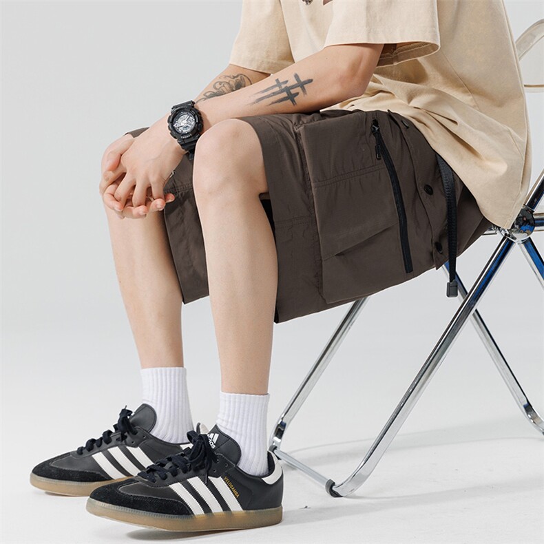 夏季重磅工装冰凉速干五分短裤潮流工装裤A436-5260-P5078,男装牛仔裤,电商A436
