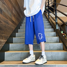 冰丝七分裤男大码速干短裤男五分裤港风风格QK72390-P25，男装休闲裤，电商A040