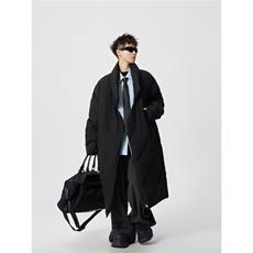 1无影墙行走的大棉被大码M-5XL过膝中长款棉衣男ZC77110P135控198，男装棉衣，星座226-2