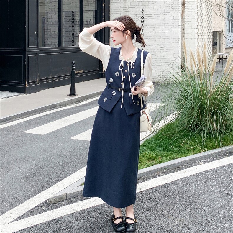 春装新款套装三件套配腰带2C153-8935-P235K378,女装套装/套裙,2C153