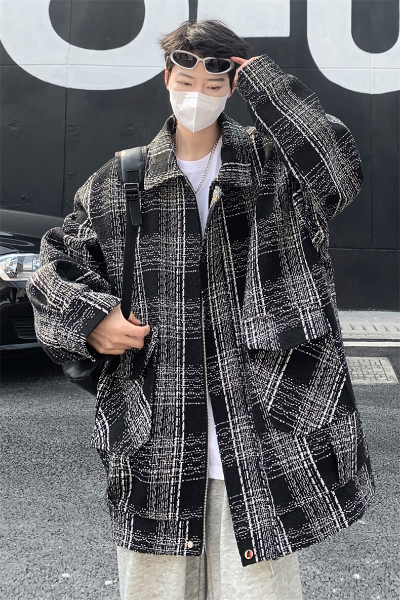 2025年春季新品小香风韩版宽松夹克男款外套J1991P95,男装夹克,电商A157