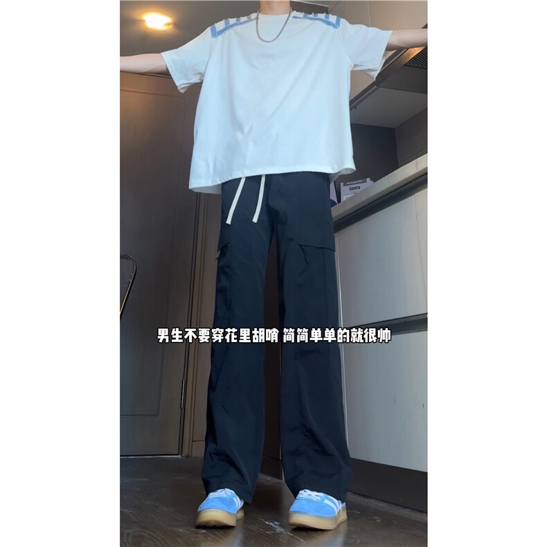 夏季新款户外工装冰丝透气百搭宽松休闲裤B315-K24227-特p35控68,男装工装外套,电商B315
