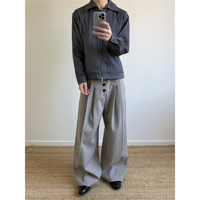 自家图~老钱风cleanfit立体解构短款夹克外套W1379/特P75，男装夹克，电商B350