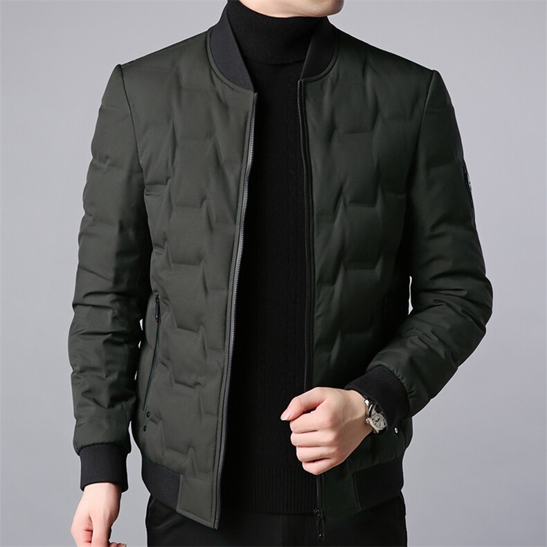 B1805钱塘2021-1羽绒服简约轻奢高端男士商务休闲90白鸭绒,男装羽绒服,钱塘207-1