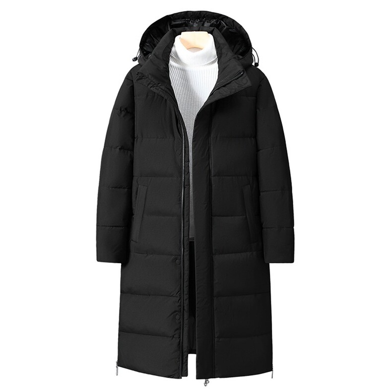 升级版校服定制LOGO团队服羽绒服情侣中长款过膝加厚外套679-P130,男装羽绒服,星座1210A