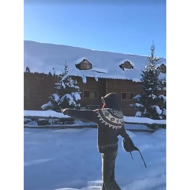 重磅秋冬北极绒开衫毛衣美式复古休闲慵懒风牛角扣针织衫连帽外套,男装针织衫/毛衣,电商A486-1