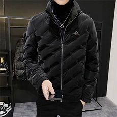 2067冬季男士休闲立领中青年轻薄羽绒服外套羽绒衣保暖御寒外衣，男装羽绒服，星座115A(原星座507）