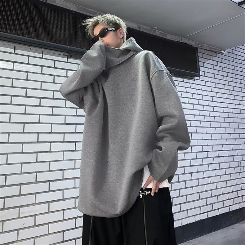 美式加绒卫衣男连帽秋冬季潮美式情侣运动宽松休闲外套RG109-p46,男装卫衣,星座1008
