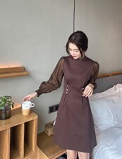 显瘦连衣裙，女装连衣裙，布萱