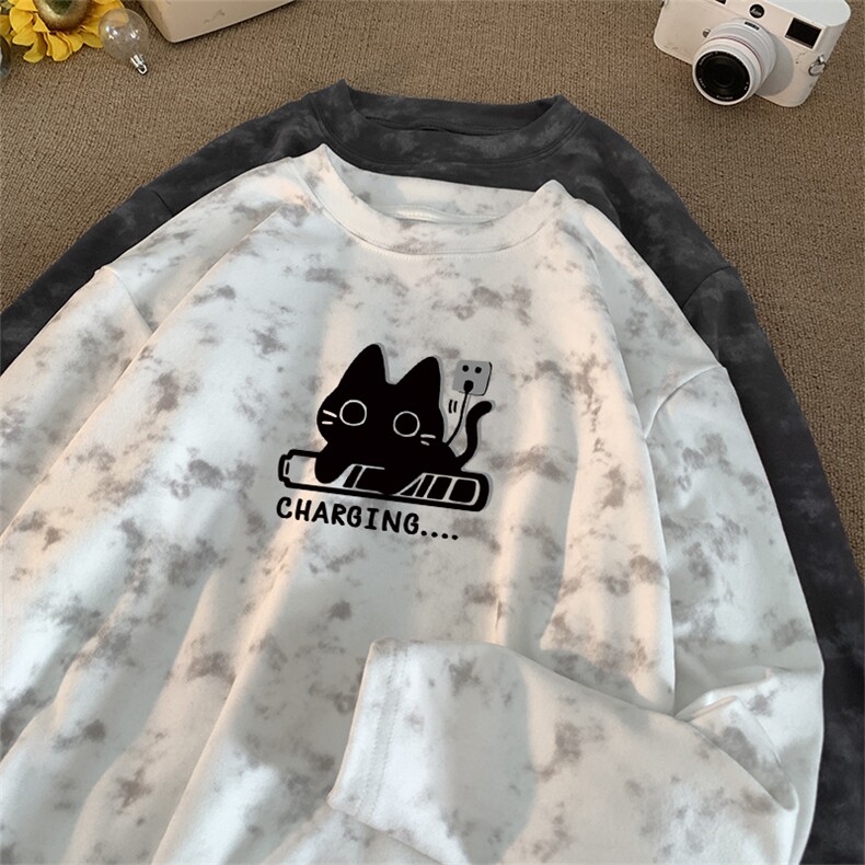 260克重磅扎染德绒圆领打底衫【有货】C403A-DR25283RL-P25,男装T恤,电商C403A