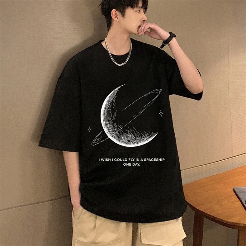 麂皮绒短袖t恤男大码半袖男 JD82246-P25图片