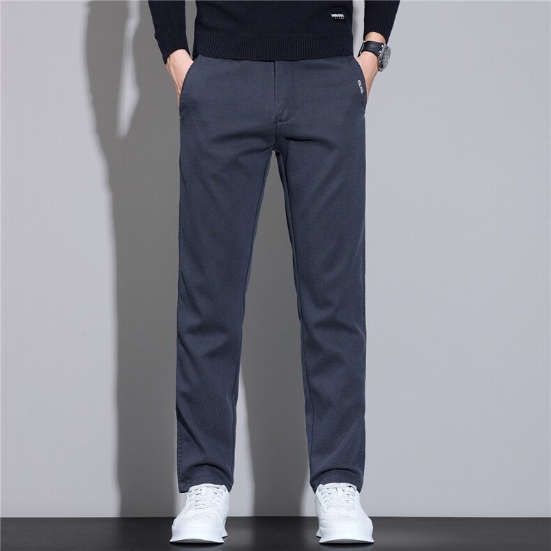 春季商务休闲裤男士直筒修身男裤韩版潮流百搭长裤子男现货外贸，男装休闲裤，星座224-1