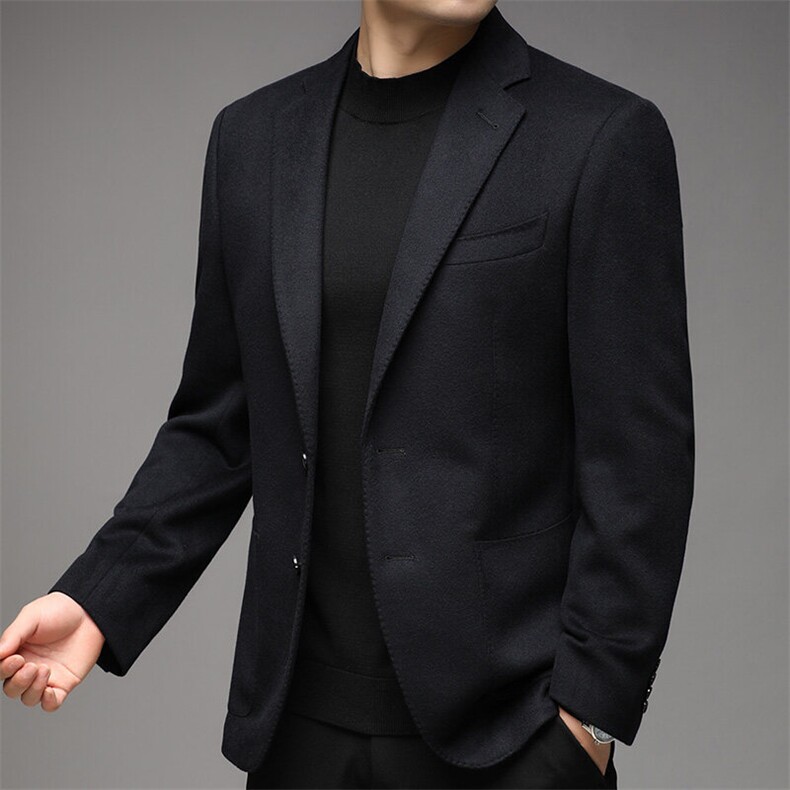 轻奢高货商场品质做工精细百分百山羊绒面料西服,男装西服,钱塘207-1