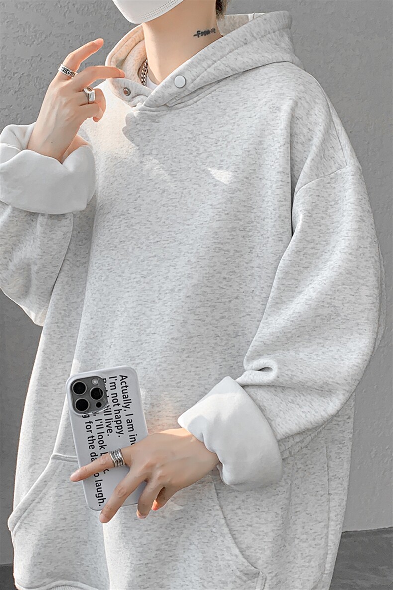 8XL-M美式连帽卫衣男高级感外套hiphop特大码上衣潮WY10P55控78,男装卫衣,电商D206-1
