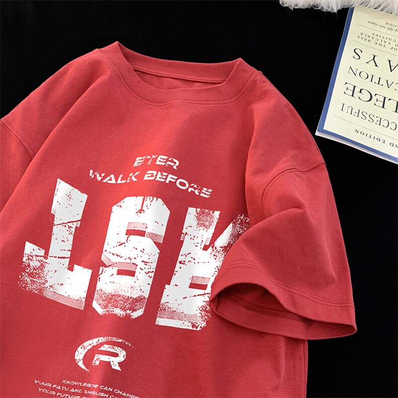 240g美式重磅短袖T恤FSDX248M-5XL特批25无差价控48,男装T恤,电商B219B