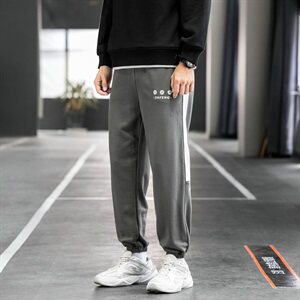 秋季裤子ins男士韩版潮流宽松束脚卫裤休闲裤九分裤DS990T图片