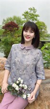 纯苎连衣裙小衫裤子裙子衬衣 时尚风 风淑女风休闲风，女装连衣裙，川哲