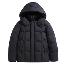 现货韩版面包服情侣装羽绒服男女青年学生225克90绒羽绒外套，男装羽绒服，钱塘723