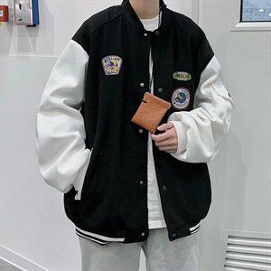 潮流夹克潮男春季棒球服J1027P63图片