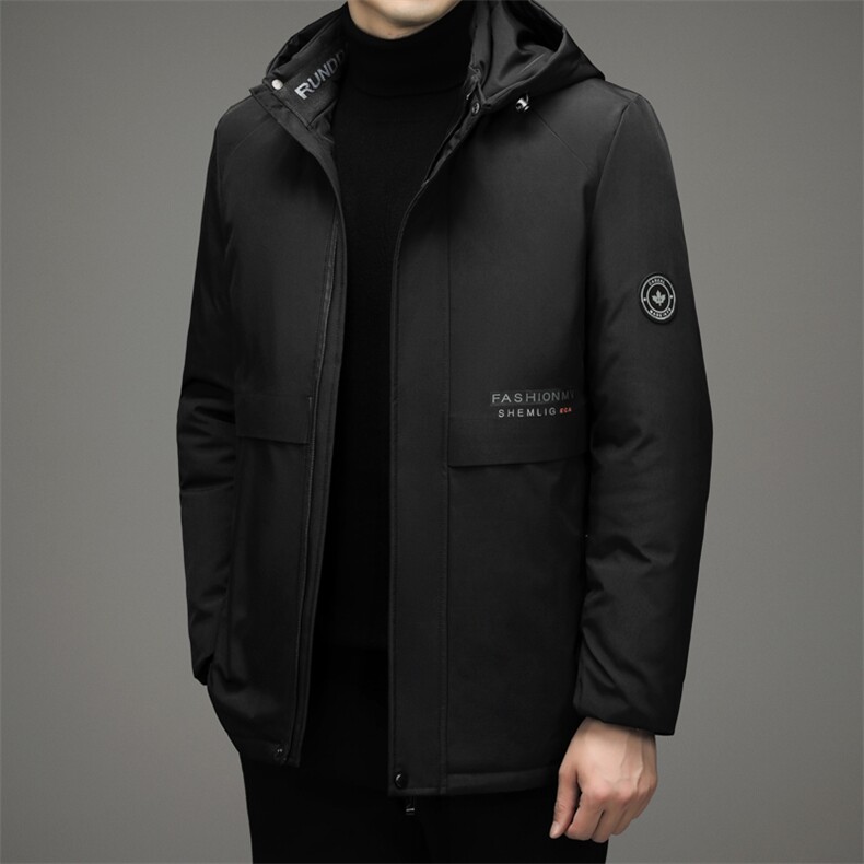 休闲纯色冬装棉服外套秋冬季加厚连帽保暖爸爸棉衣TR2281-P125,男装棉衣,星座1105-3