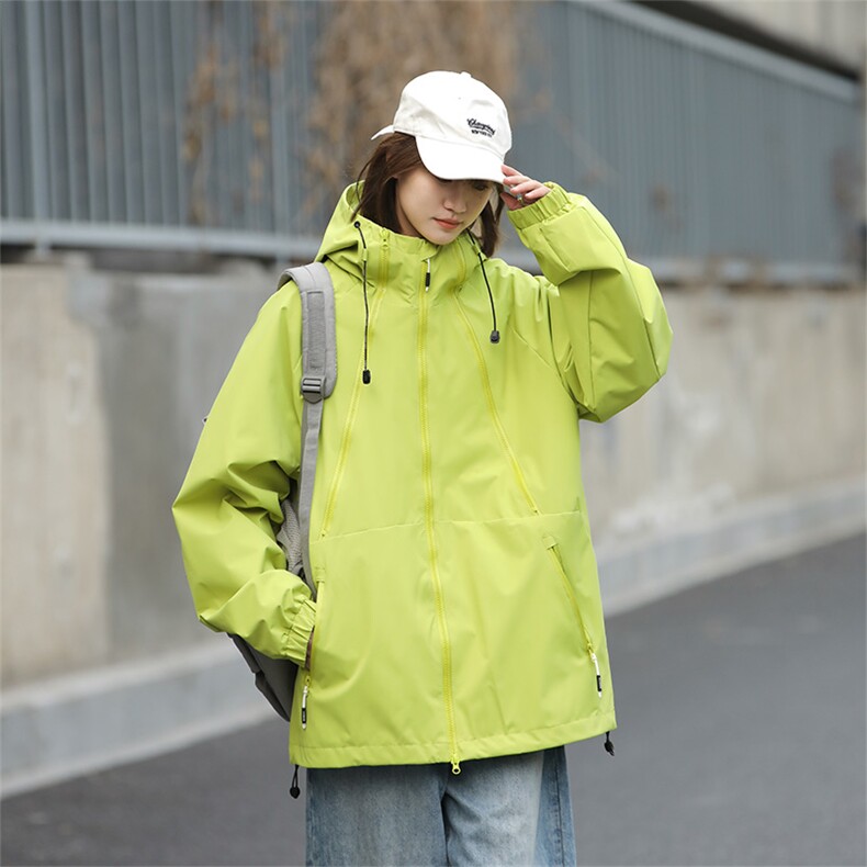 Cityboy情侣时尚连帽冲锋衣外套夹克团体班服,男装夹克,星座301D-5(原星座1415）