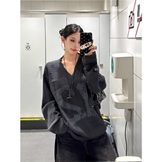 2508-P63百搭流行简约新款气质日系原版包芯纱数字印花原宿，鞋类箱包手腕包，电商B323A