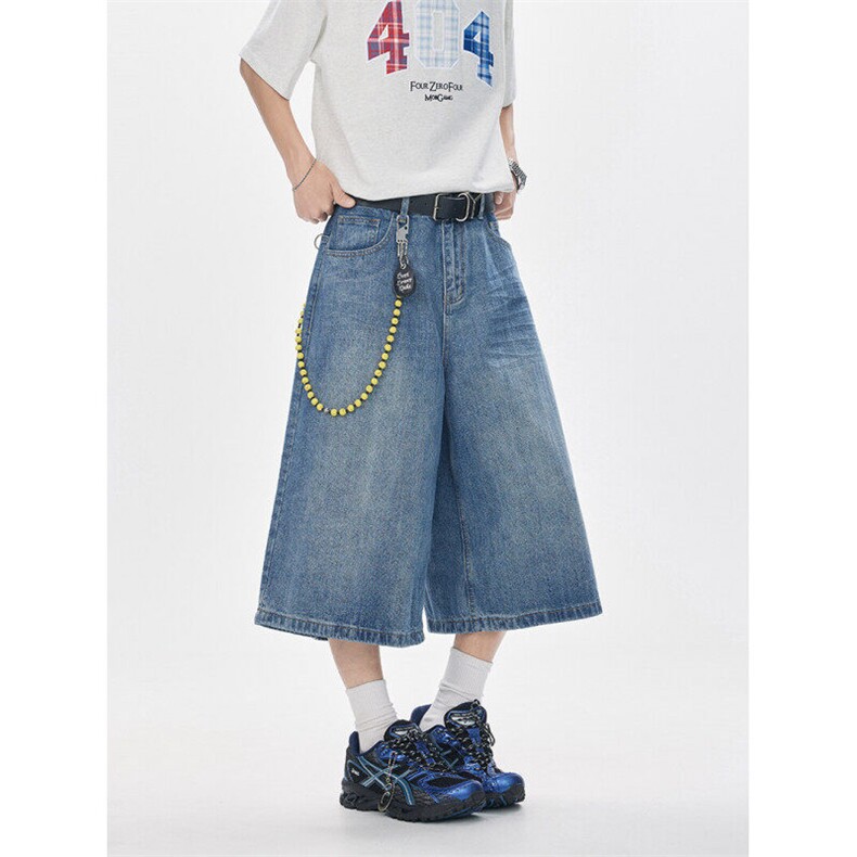七分牛仔美式短裤k84p55控88,男装牛仔裤,星座1011-1