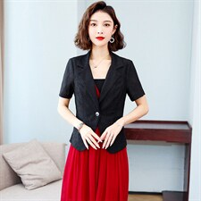 蕾丝小西装女短外套2024夏季新款韩版百搭披肩外搭配裙子上衣西服，女装蕾丝衫/雪纺衫，婵米儿