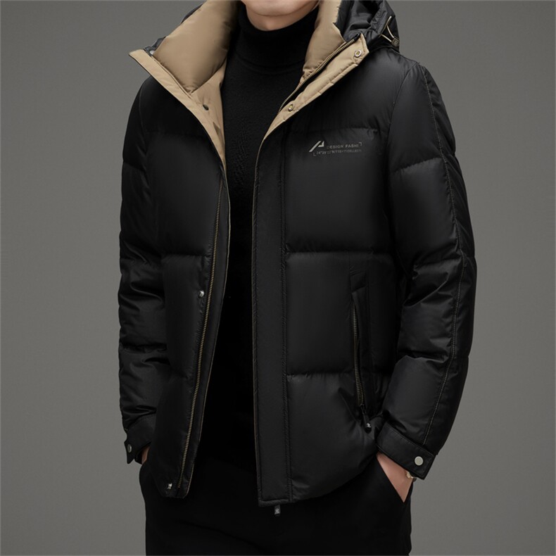 DAJ9808钱塘2020-2新款百搭冬季厚款休闲中年男士羽绒服P250,男装羽绒服,钱塘207-2