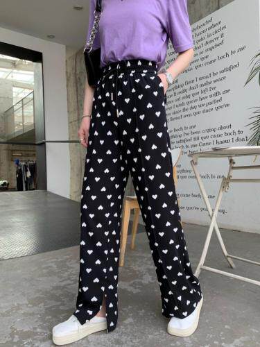 夏季新款桃心??直筒裤，女装，雪莉·金