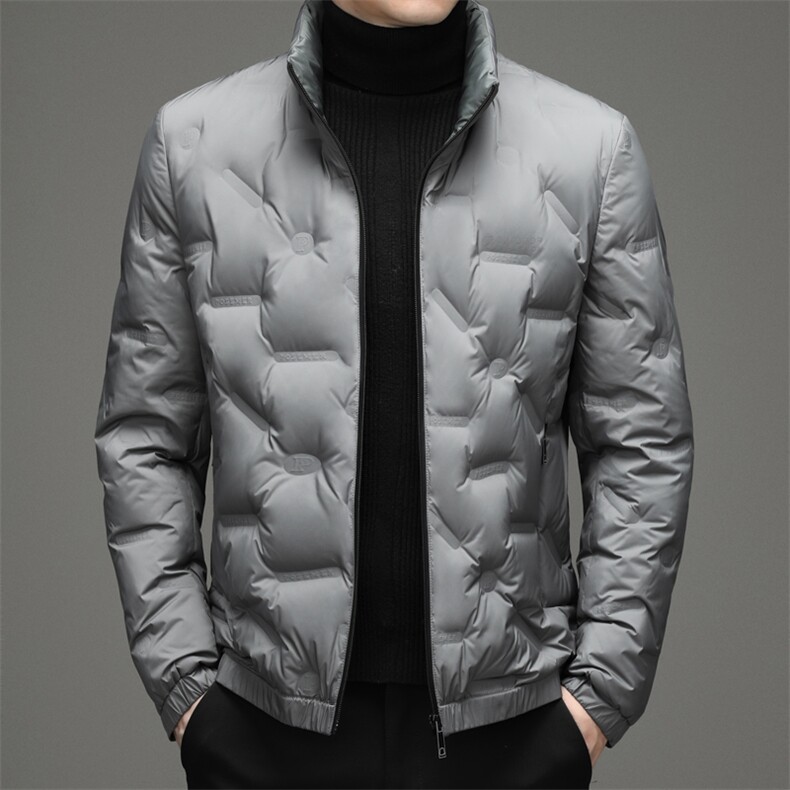 BZL2198钱塘2020-3冬季羽绒服白鸭绒防寒保暖外套加厚P190,男装羽绒服,钱塘207-3