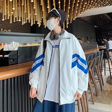 高品质春秋季男士外套2024新款潮牌百搭拼接上衣服宽松JD30-P55，女装短外套，星座1109-3