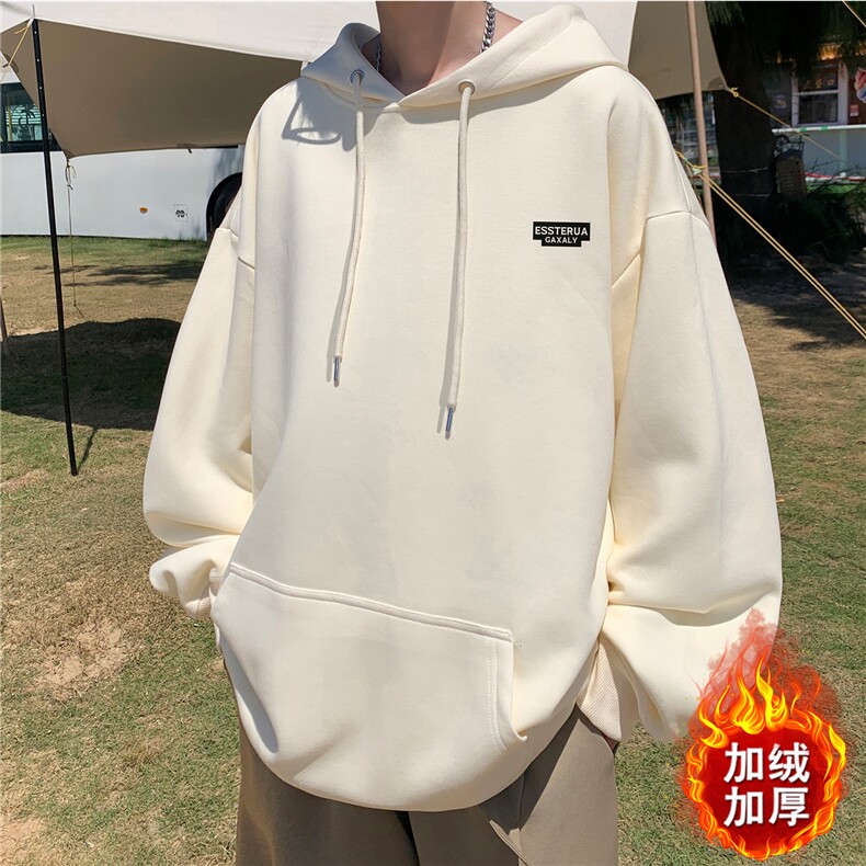！重磅大码M-4XL得物品质加厚连帽卫衣RH6247-特P35加绒P43,男装卫衣,星座610B-1