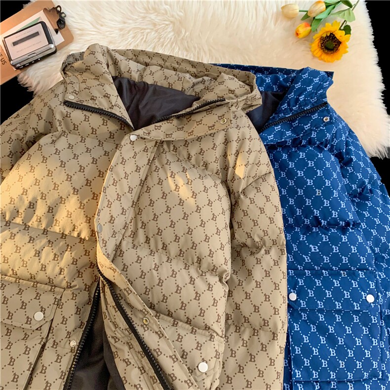 棉衣男冬季连帽棉袄外套韩版潮流宽松面包棉服MY846310B-1-P82,男装棉衣,星座310B-1