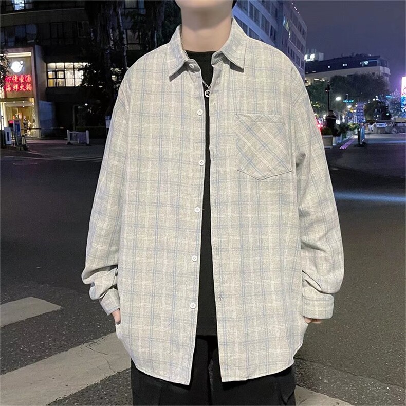 长袖衬衫男港风潮流CG037P30图片