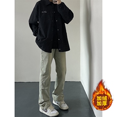 B221美式ins高街加厚加绒牛仔裤LK22087-P55控78加绒P65控88，男装牛仔裤，电商B221