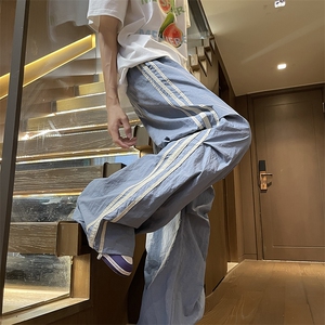 新款港风美式高街潮牌速干防水高腰休闲裤伞兵裤男女 ZK3665-P42图片