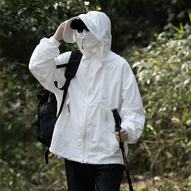 港风大码复古森系户外薄款男女连帽防晒服XZ213-JKFS01-P65控78,男装夹克,星座213