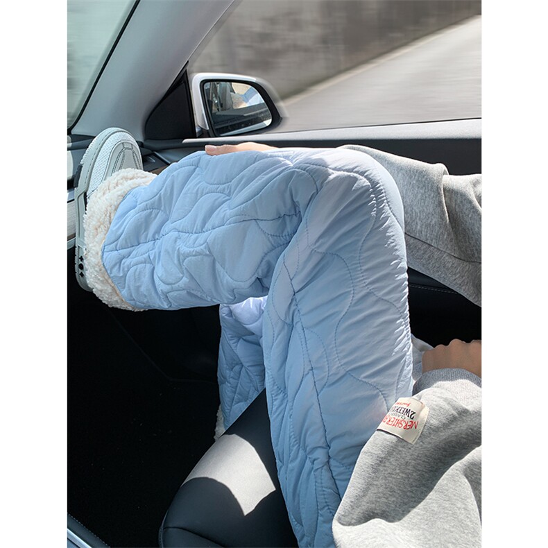 8XL-M加厚羊羔绒葫芦纹东北抗寒羽绒裤防寒裤子男K9110P58控78，男装棉裤，电商D206-1