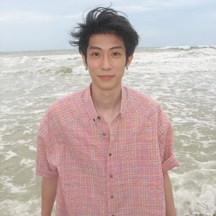 色织格纹泡泡纱宽松廊形短袖衬衫男设计感粉色衬衣 CS287-P35图片