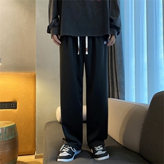 高级感ins长裤男女小众设计感休闲卫裤中性风显瘦休闲裤K905/P30，男装休闲裤，电商D202-1