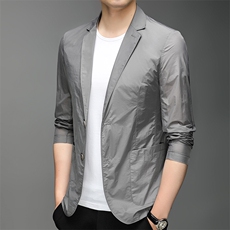 BB-G093夏季新款西装男西服简约外套商务休闲单西男装防晒服P120，男装夹克，电商B360