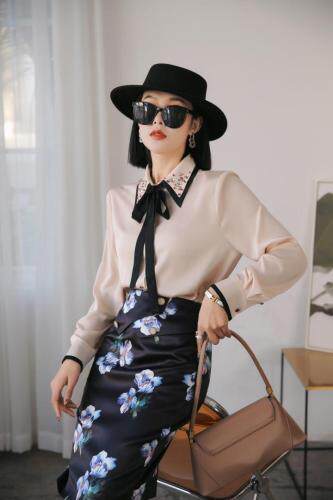 手工钉珠衬衣，其它，西子靓影