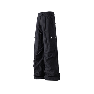 白底平铺立体美式阔腿伞兵工装裤男夏冰丝防晒冲锋登山裤KZ055P50图片