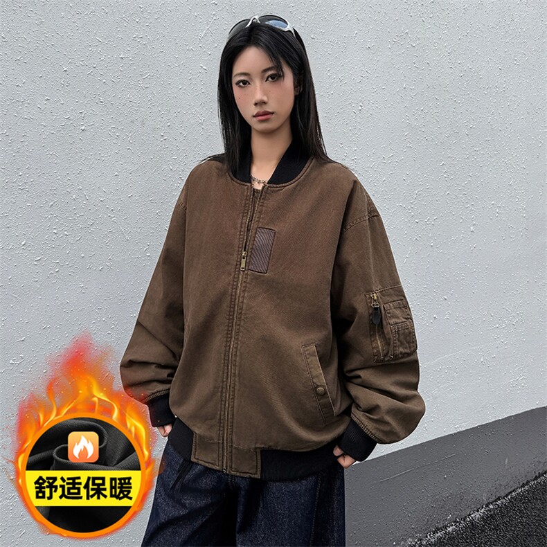 重磅美式水洗做旧工装秋冬新款夹克棉衣外套436-997-P125178,男装夹克,电商A436